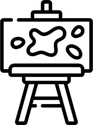 Icon representing artistic classes