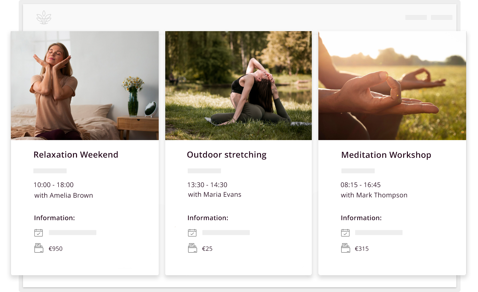 Workshops and courses in Fitssey