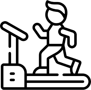 Icon representing a fitness club